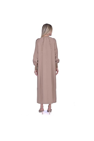 İnvee Bebe Biyeli Elbise Camel 6936 Camel