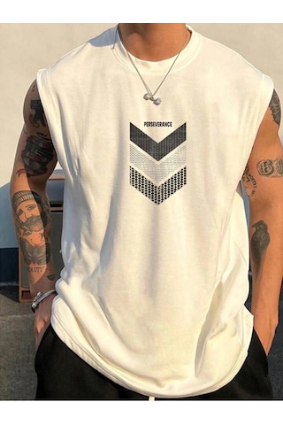 Tarzsokak Perseverance Baskılı Kolsuz Tshirt Erkek Sıfır Kol Giyim Spor Giyim Oversize Beyaz Tarzsokak Perseverance Baskılı Kolsuz Tshirt Erkek Sıfır Kol Giyim Spor Giyim Oversize Beyaz
