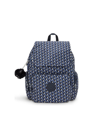 Kipling Kıplıng City Zip S Küçük Boy Sırt Çantası Desenli 3d K Blue Çok Renkli