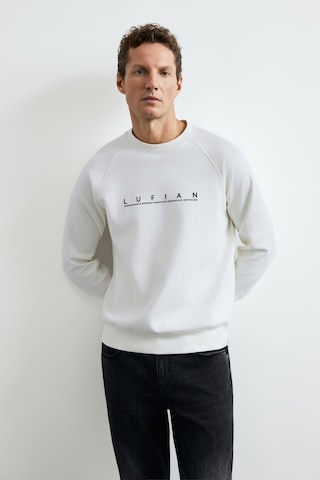 Lufian Cooper Erkek Sweatshirt Kırık Beyaz Kırık Beyaz 112030198100510