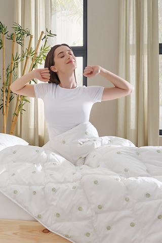 Puffy Gronn Bambu Yastık 2 Adet Beyaz