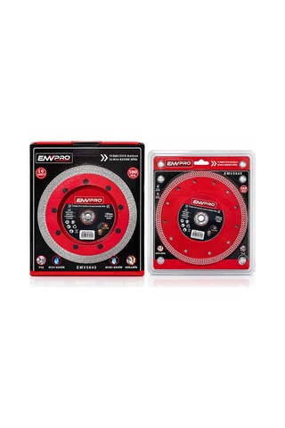 10 Adet Örgülü Turbo İnce Hassas Elmas Kesme Disk Seramik - Taş 180mmx22.2 Max 8.500prm 5468