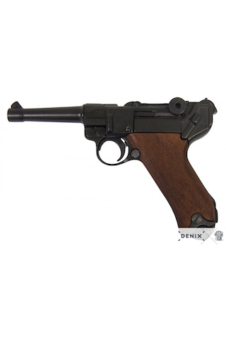Denix Parabellum Luger 1898 Germany Pistol Koleksiyon Obje 25cm