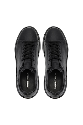 Tamer Tanca Erkek Hakiki Deri Siyah/siyah Sneakers & Spor Ayakkabı 1212 2501 Erk Ayk Y26 Syh Tbn/syh Fltr Siyah5