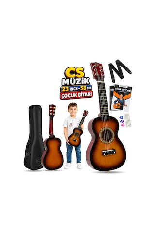 Fourtune Loki T-80SB 6 Telli Sunburst Çocuk Gitarı Gerçek Ağaç