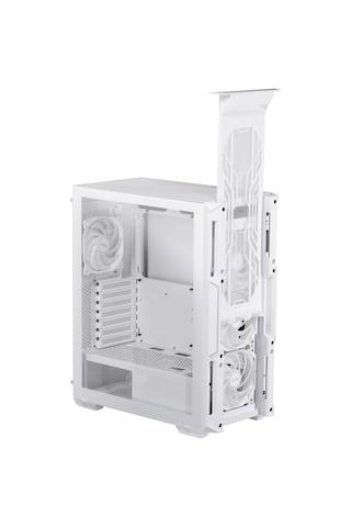 Xpg Starker Air Argb 4x Fan Temperli Cam Mıd Tower Gaming Kasa Beyaz