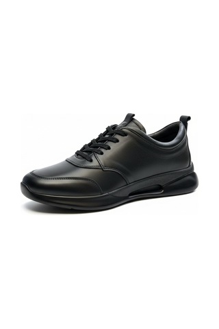 Dosa Shoes H Erkek Deri Casual Ayakkabı 01-siyah