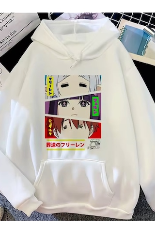 Sousou No Frieren Beyaz Sweatshirt BEYAZ