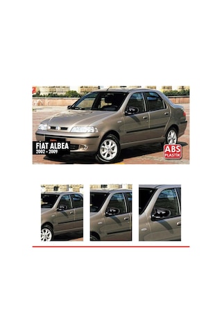 Fiat Albea Batman Yarasa Ayna Kapağı Piano Black 2002-2009