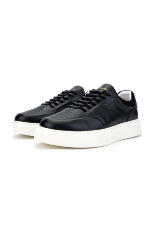 Barracuda Erkek Hakiki Deri Siyah/siyah Sneakers & Spor Ayakkabı 511 Bu3510a Erk Ayk Y24 Black/black Çok Renkli
