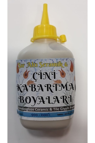 Art Elegant Çini Kabartma Boyası Beyaz 5136 60 ML Beyaz