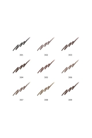 Golden Rose Dream Eyebrow Pencil No: 306 Medium Ash - Şekillendirici Fırçalı Siyah Kaş Kalemi Sku: Smg8690010432285 0