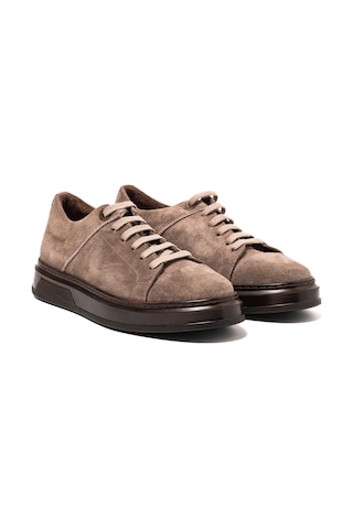 Vizon Süet Sneaker Erkek Ka-c26401 John May Munıh Shoe