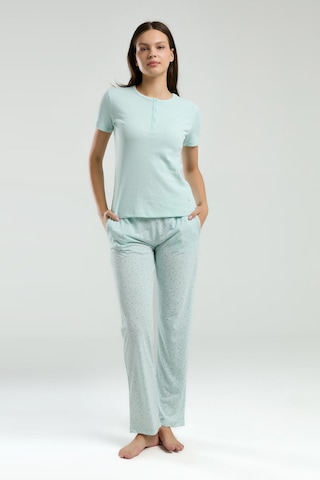 Pierre Cardin Kadın Yeşil Pijama Takımı Pc8989-s-v2 Yeşil