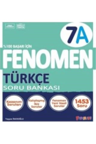 7 Fenomen Yayıncılık Türkçe A + B Soru Bankası