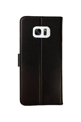 Newface Samsung Uyumlu Galaxy S7 Edge Trend S Plus Kapaklı Kılıf - Siyah Resimdeki