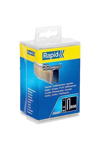 Teli Tip 606 18 Mm Zımba 3.600 Adet Plastik Kutu Ahşap Için Dar Sırt Mandalları Reçine Yüzeyli Diğer