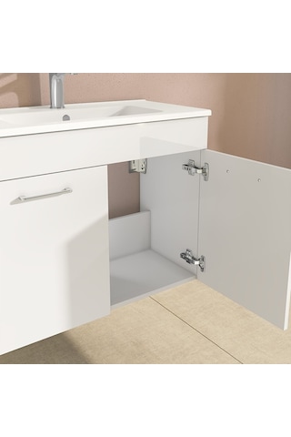 VitrA Ardea Banyo Dolabı Seti 80 Cm 67073 Parlak Beyaz