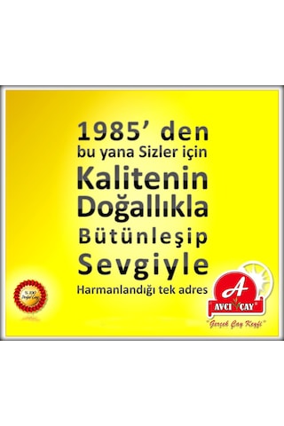 Avcı Çay Black Package Siyah Dökme Çay 1 KG