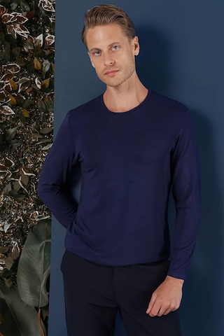Efor Ts 870 Slim Fit Lacivert Spor T-shirt Lacivert