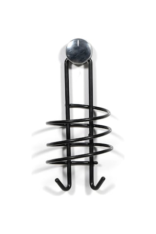 ZENSAN SİYAH PE KAPLAMA PASLANMAZ FÖN MAKİNESİ ASKISI Siyah