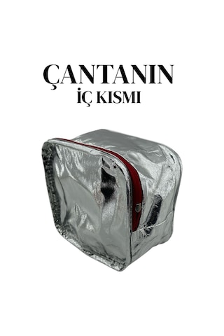 Relaxion Simli Flamingo Desenli Thermal Beslenme Çantası 3323-10 Açık Pembe