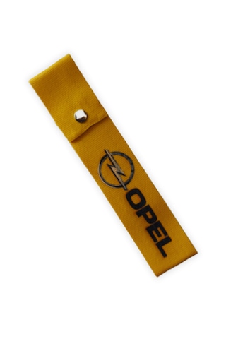 Opel Uyumlu Çıt Çıtlı Tampon Dili Çeki İpi Spor Görünümlü Oto Tampon Sticker & Arma Aksesuar Sarı
