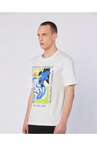 Kappa Hibbs Tee Erkek Gri Comfort Tişört