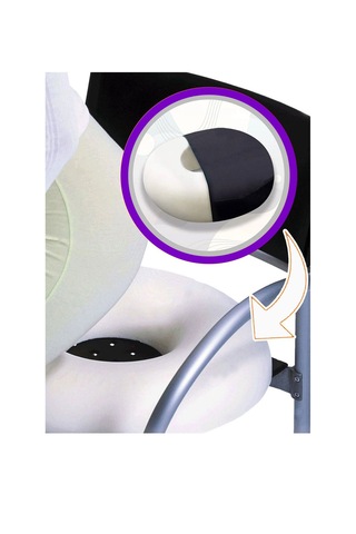 Viscower Ortopedik Oturma Simidi Yuvarlak