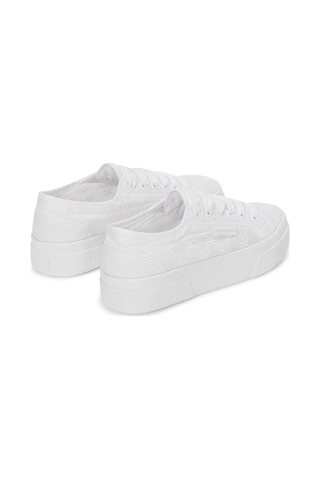 Superga 2740 Flower Sangallo Kadın Beyaz Sneaker Beyaz-261