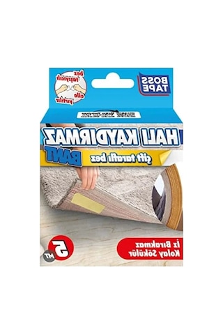 5 Metre Uzunluk Ve 50 Mm Genişlikte Kaymaz Halı Yapıştırıcı Bant