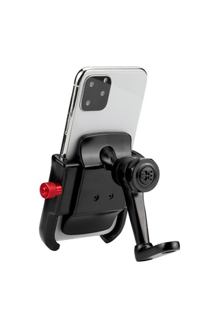 Soulader Evrensel 360 Derece Dönebilen Bisiklet Ve Motosiklet İçin Akıllı Telefon Tutucu, Güvenli Ve Pratik Siyah
