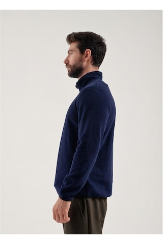 Exuma Yarım Fermuarlı Polar 2312001-ındıgo İndigo