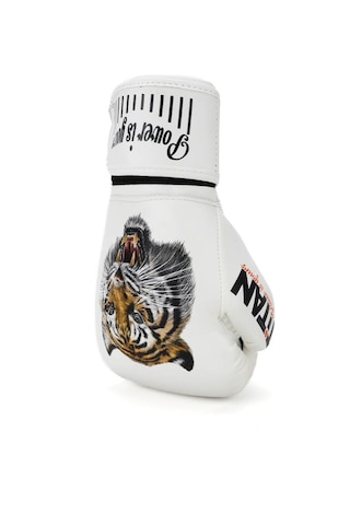 Titan Sport Beyaz Kaplan Desenli Fgr Model-12 Boks Eldiveni Çok Renkli