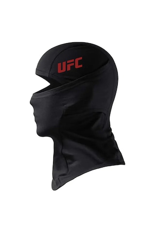 Flex Ufc Yazılı Siyah Kar Maskesi Model 6 Balaklava Kış Motor Drill Dövüş Box Mma Kickbox Spor