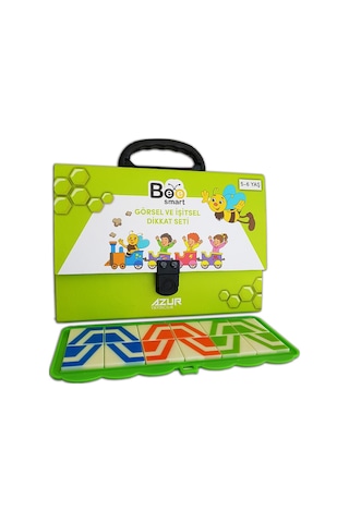 Bee Smart Görsel ve İşitsel Dikkat Seti 5-6 Yaş Azur Yayıncılık