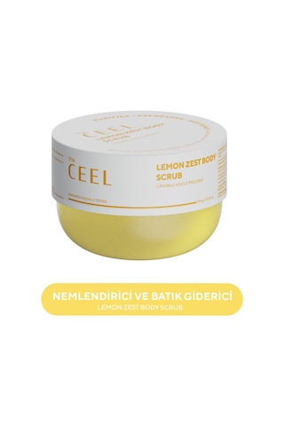 The Ceel Nemlendirici, Besleyici, Batık Giderici ve Arındırıcı Vücut Peelingi Limon Özlü 275 gr