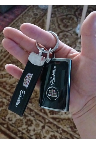 T-carbon Cadillac Anahtar Kılıfı Anahtarlık İçinde / Cadillac Anahtar Kılıfı 222643261