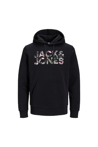 Jack & Jones Jack&jones 12250682 Jjejeff Crop Logo Sweat Siyah