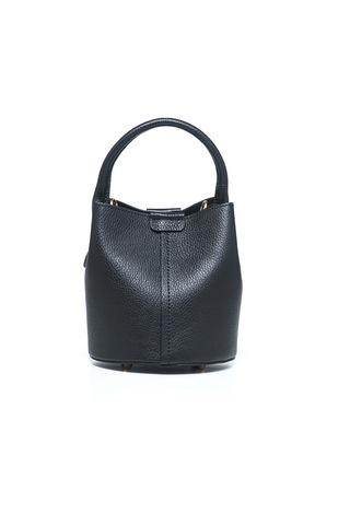 Omuz Çantası Kadın Loana S Piumelli Milano Bag D28 Black Siyah