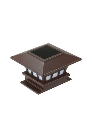 Dofolink Güneş Enerjili 1w Led Direk Lambası, Otomatik Işık Kontrolü, 600mah Şarjlı Pil, Ip55 Su Geçirmez, Islak Beyaz, Bahçe Ve Bahçe İçin Sıcak Beyaz