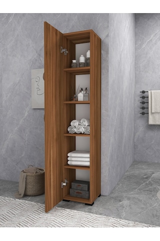 Irmak Mobilya Tek Kapaklı 5 Raflı Renkli Çok Amaçlı Banyo Mutfak
