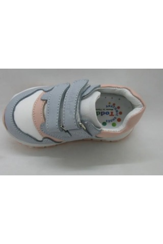 Toddler 251 Mavi - Pembe Deri Ortopedik Destekli Çocuk Ayakkabısı 21-25 Mavi - Pembe