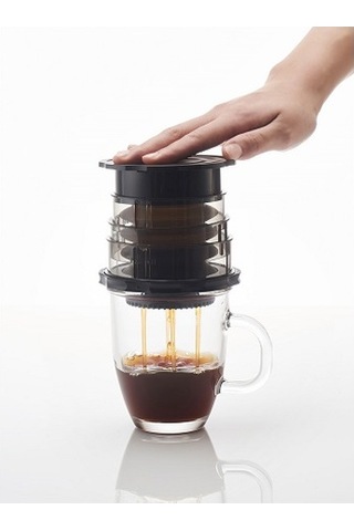 Cafflano Kompact Manuel Kahve Demleyici Siyah