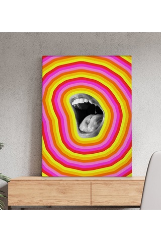 Bk Gift Fantastic Tasarımlı Kanvas Tablo-31 50x70cm Ev Dekorasyonu, Ev Hediyesi Bitmeyencom29954 Bk Gift