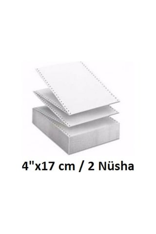 Kantar Fişi 4"x17 CM / 2 Nüsha / 1000 Adet