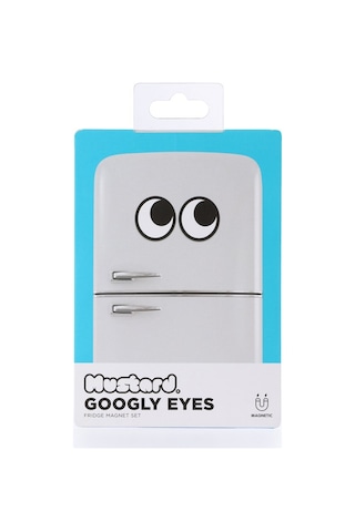 Mustard Googly Eyes Buzdolabı Magnetleri