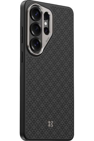 Galaxy Uyumlu S26 Ultra Uyumlu Kılıf M-safe Özellikli Benks Armorpro Armorgrid Serisi Kevlar Kapak Siyah Siyah