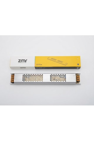 Zmr 714 Ultra Slim 12v 30a 360w İnce Led Driver Trafo Şerit Led Trafosu 348 X 53 X 22 Mm
