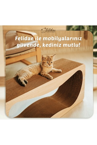Oluklu Mukavva, Kedi Tırmalama Kanepesi Yatay Tırmalama / 75x36x24cm Xlarge - Cs8 Lw
